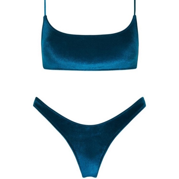 triangl swimwear Swim Nwt Triangl Dreamland Space Blue Velvet